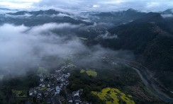 烟雨石潭