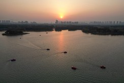 湿地余晖