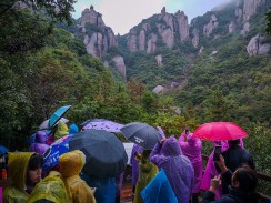 雨中观景